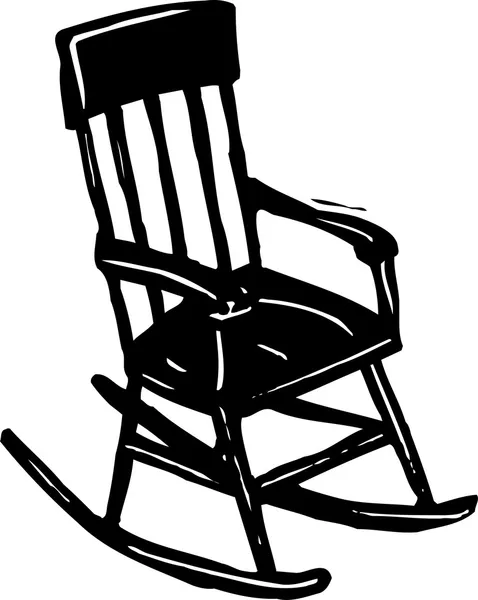 Rocking Chair — Stock Vector