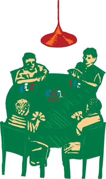 Pokerspill – stockvektor