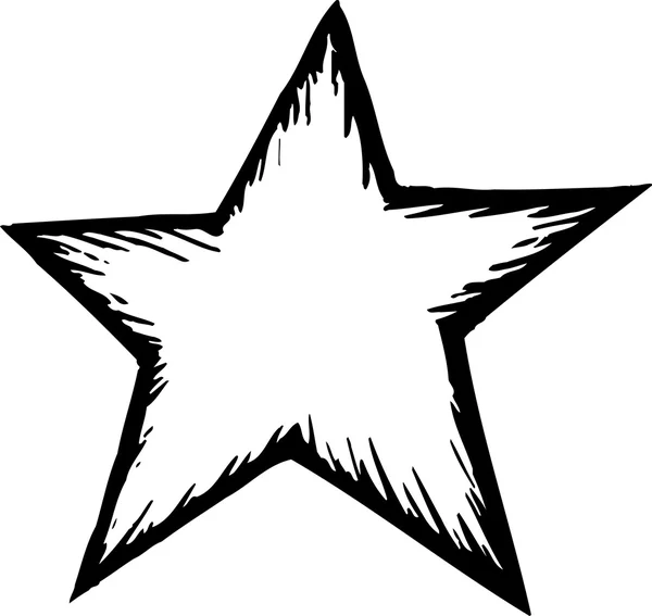 Illustrasjon av stjerne – stockvektor