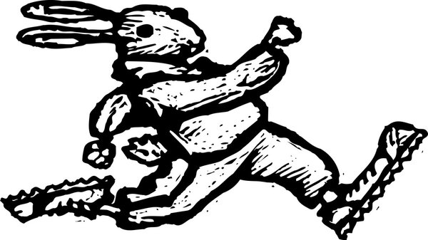 Векторная иллюстрация бегуна
