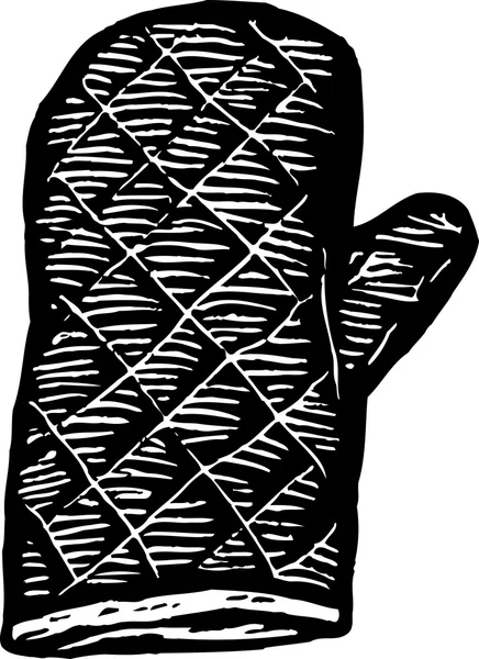 Oven Mitt — Stockvector