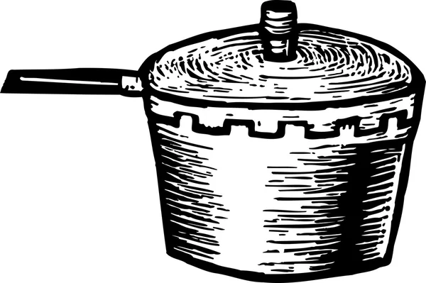 Cocina a presión — Vector de stock