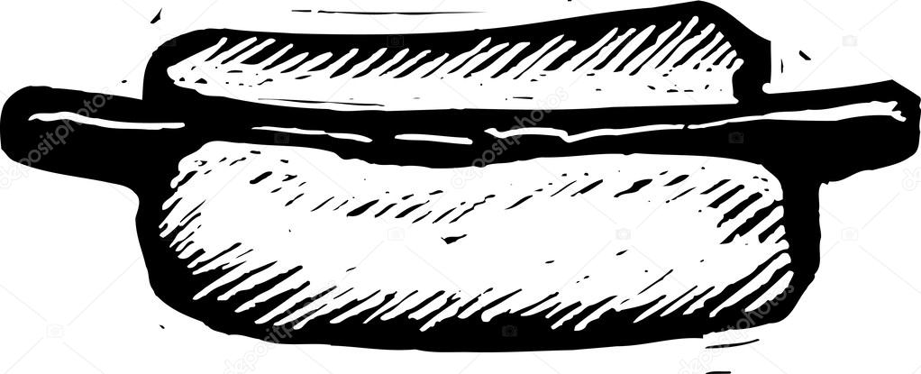 Vector Illustration of Hot Dog