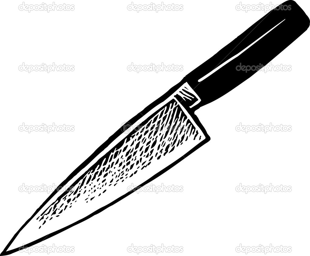 Carving Knife — Stock Vector © ronjoe 29846833