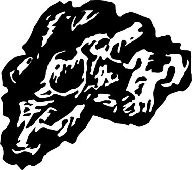 göktaşı gravür çizimi