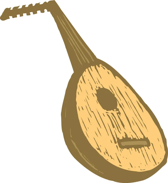Illustration de la Mandoline — Image vectorielle