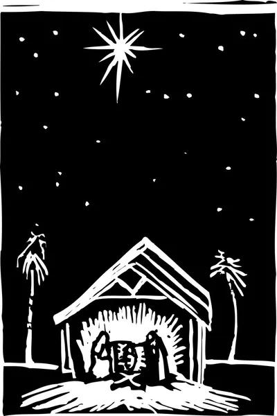 Illustration de la Nativité — Image vectorielle