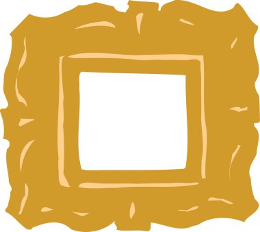 gravür illüstrasyon simge resim çerçevesi