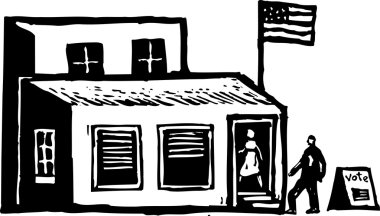 yoklama yer gravür çizimi