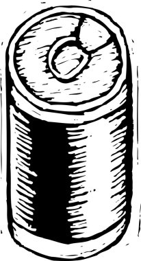 gravür gazoz kutu çizimi