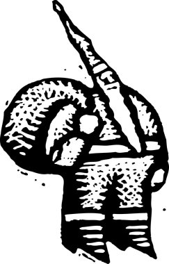 santa vektör çizim