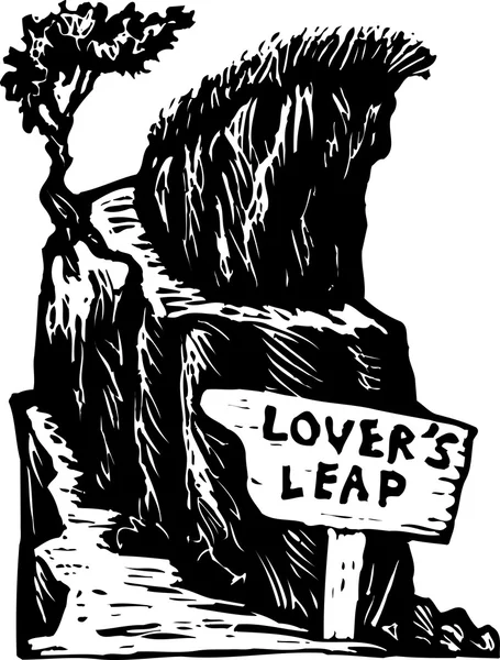 ความกระโดดของคนรัก — ภาพเวกเตอร์สต็อก