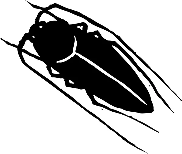 Ilustración vectorial de roach — Stockvector