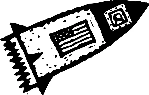 Illustration vectorielle de Rocket Ship — Image vectorielle