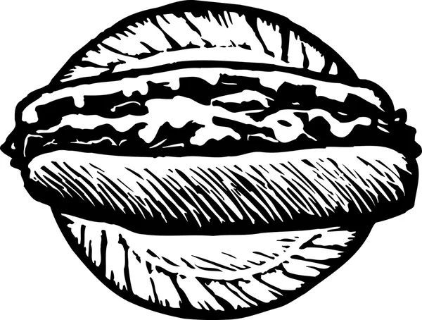 Cheese steak sandviç — Stok Vektör