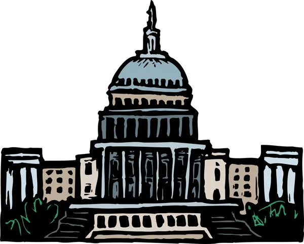 Capitol Building — Stock Vector