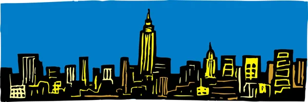 New York City — Stock Vector