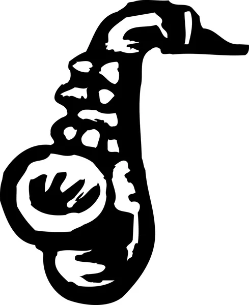 Icono de Saxofón — Vector de stock