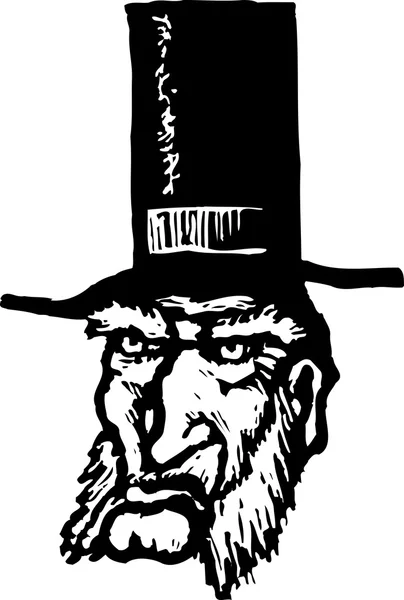 Vector Illustration of Scrooge — Stok Vektör