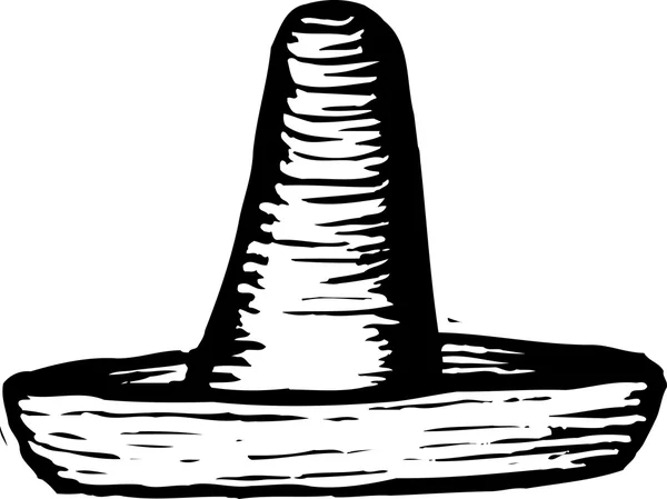 Chapeau Sombrero — Image vectorielle