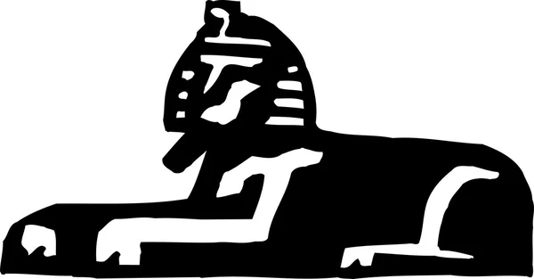 Vektorillustration der Sphinx — Stockvektor