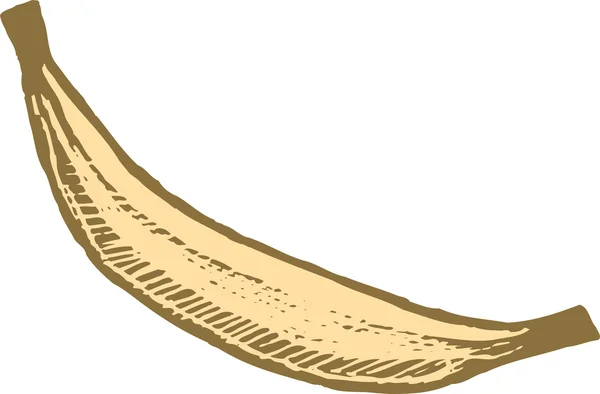 Ilustrasi Kayu dari Banana - Stok Vektor