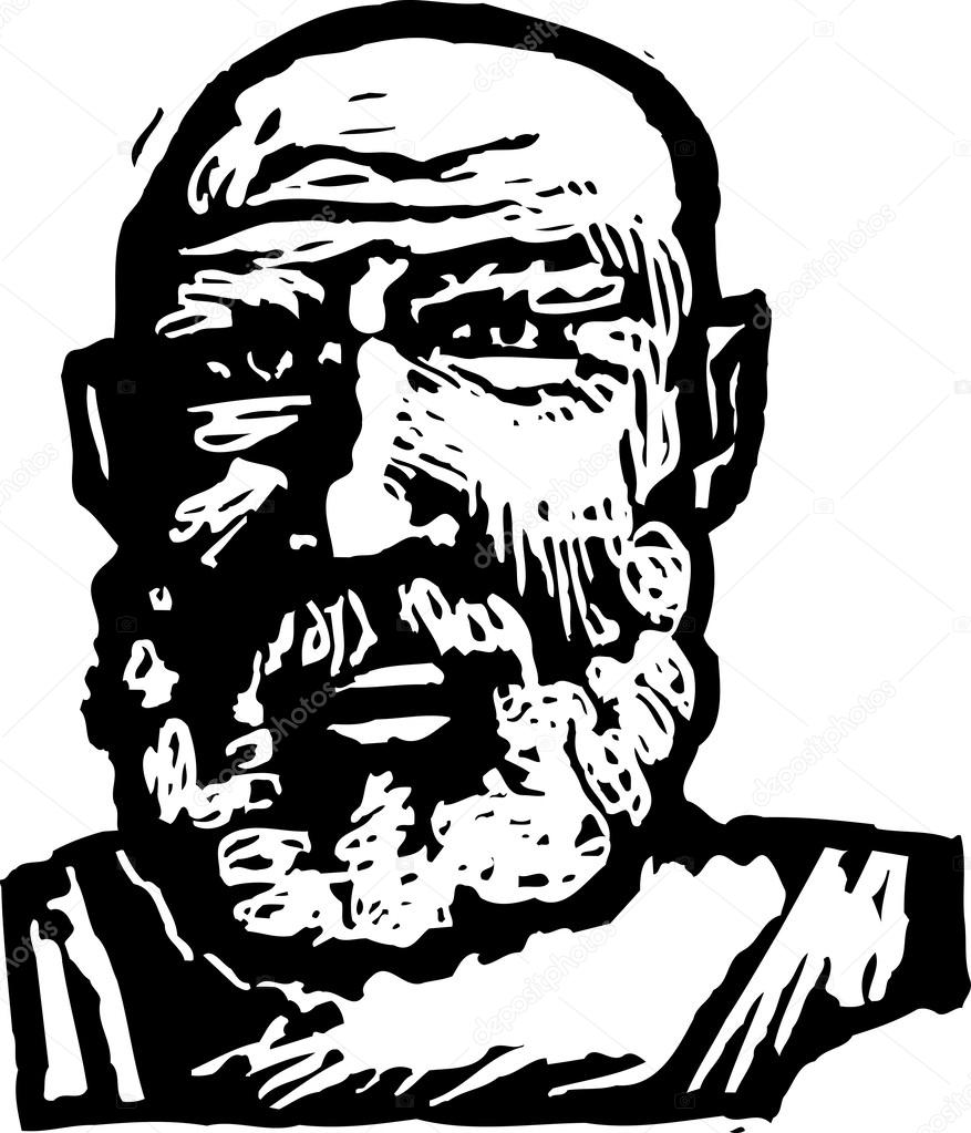 Vector Illustration of Socrates