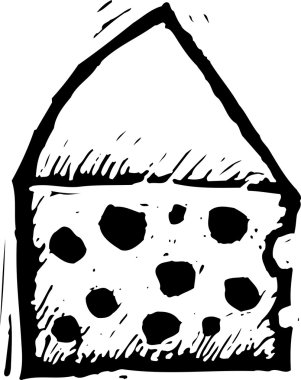 İsviçre peyniri vektör çizim