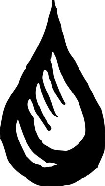 vektör çizimi simge gözyaşı