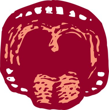 açık ağız, dişler ve dil