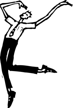 dans tech weenie gravür çizimi