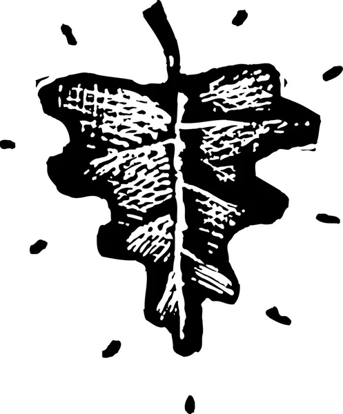 Illustration of Leaf — Stock Vector