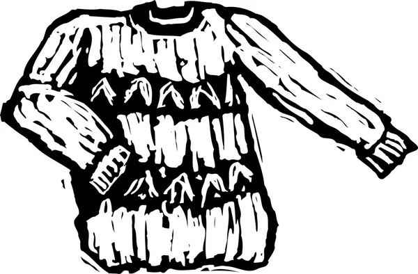 Ilustración vectorial del suéter — Vector de stock