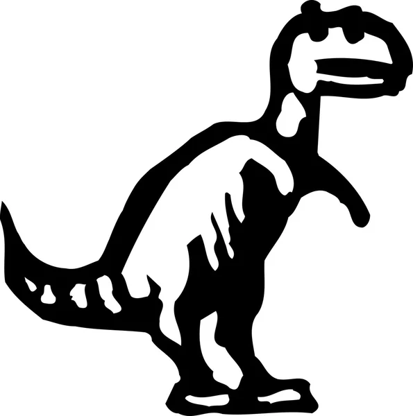 Icon of T Rex Dinosaur — Stock Vector