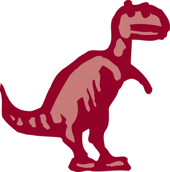 Ikone des T-Rex Dinosauriers — Stockvektor