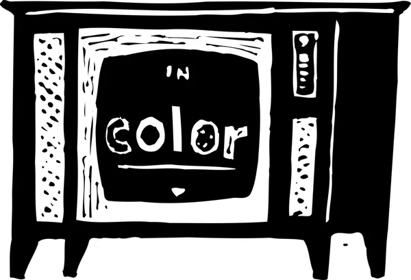 Vektorová ilustrace televize — Stockový vektor