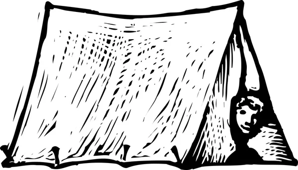キャンプ 白黒 Vector Art Stock Images Depositphotos