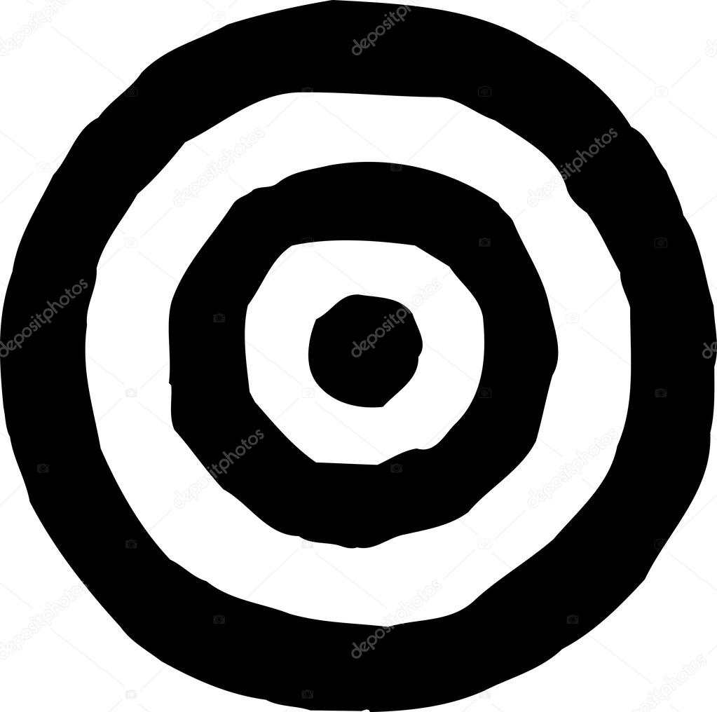 Vector Illustration Icon of Target