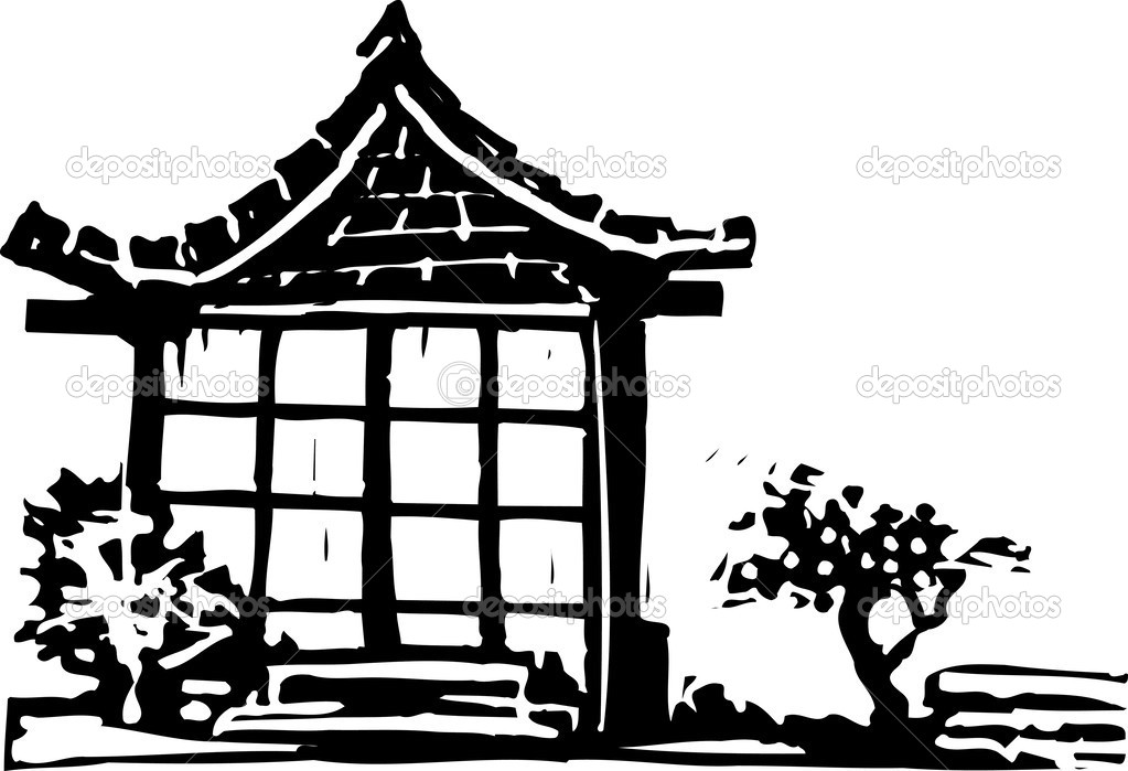 Japanese Teahouse Stock Vector Image by ©ronjoe 30556227