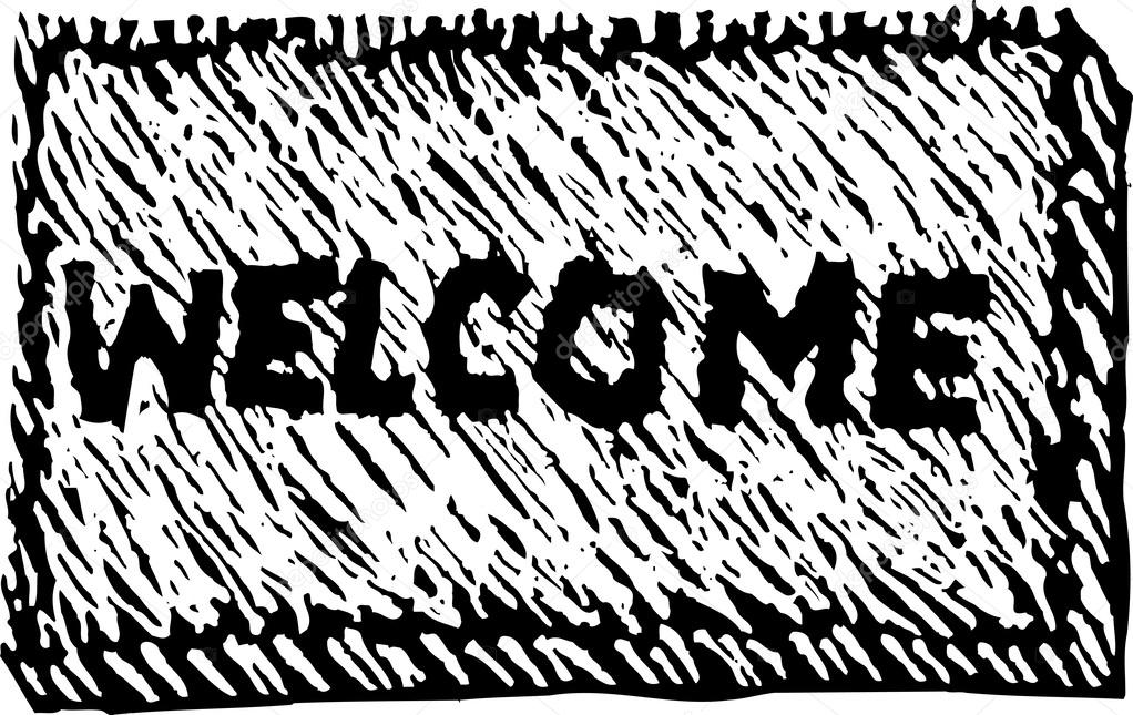 Woodcut Ilustración de Mat vector, gráfico vectorial © ronjoe