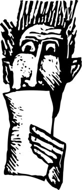 Karne gravür çizimi