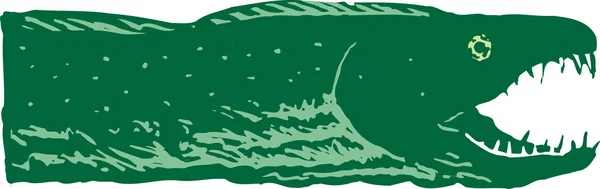 Woodcut ілюстрації регіоні Moray — стоковий вектор