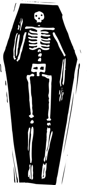 Illustration de la main du squelette — Image vectorielle
