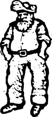 madenci vektör çizim