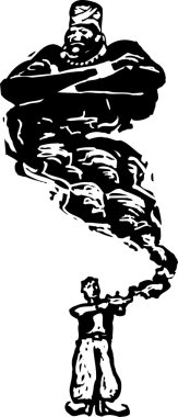 aladdin vektör çizim