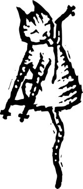 Kedi gösteren resim