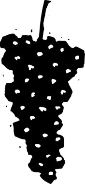 Üzümlerin vektör çizimi