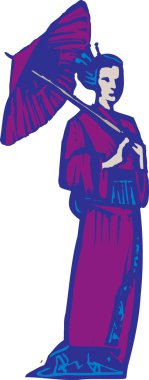 kimono vektör çizim