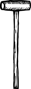 vektör çizim çekiç