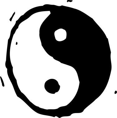 yin yang çizimi